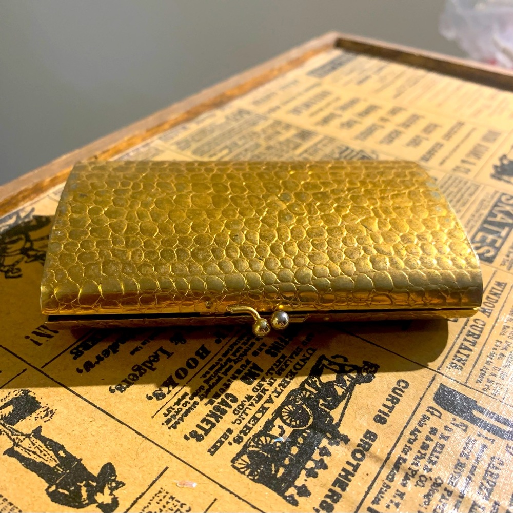 Vintage Napier Gold Cigarette Case